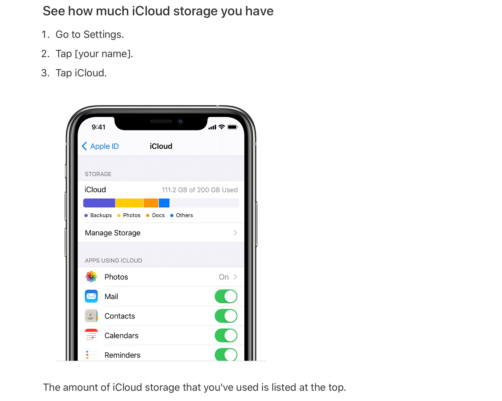 How can I see what is in my iCloud Apple Community