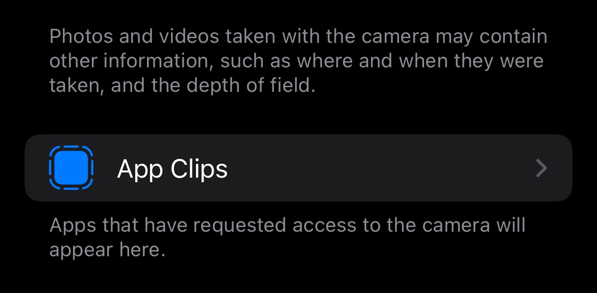 Not Able To Allow Camera Access In Any Ap… - Apple Community