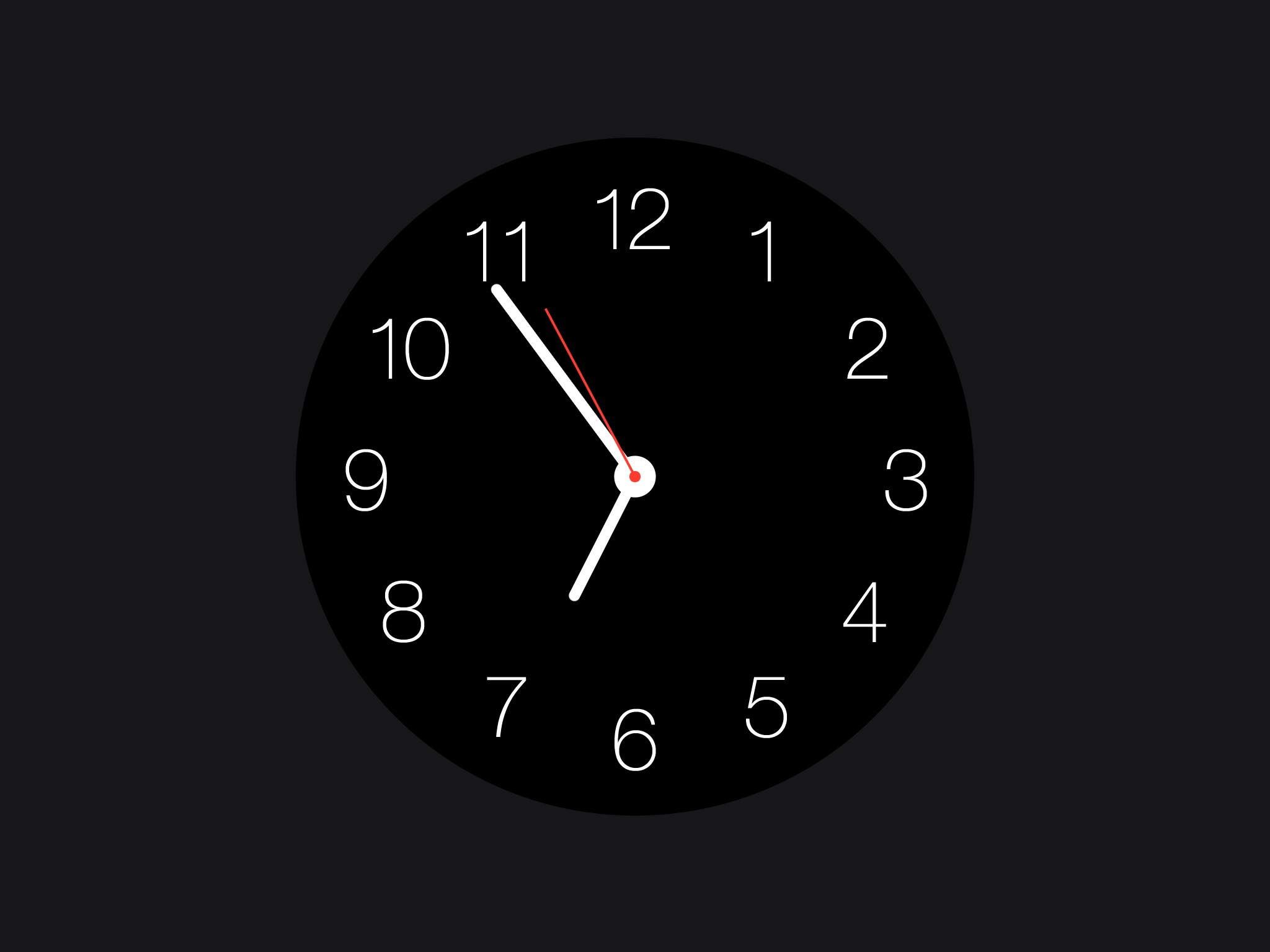 iphone screensaver clock
