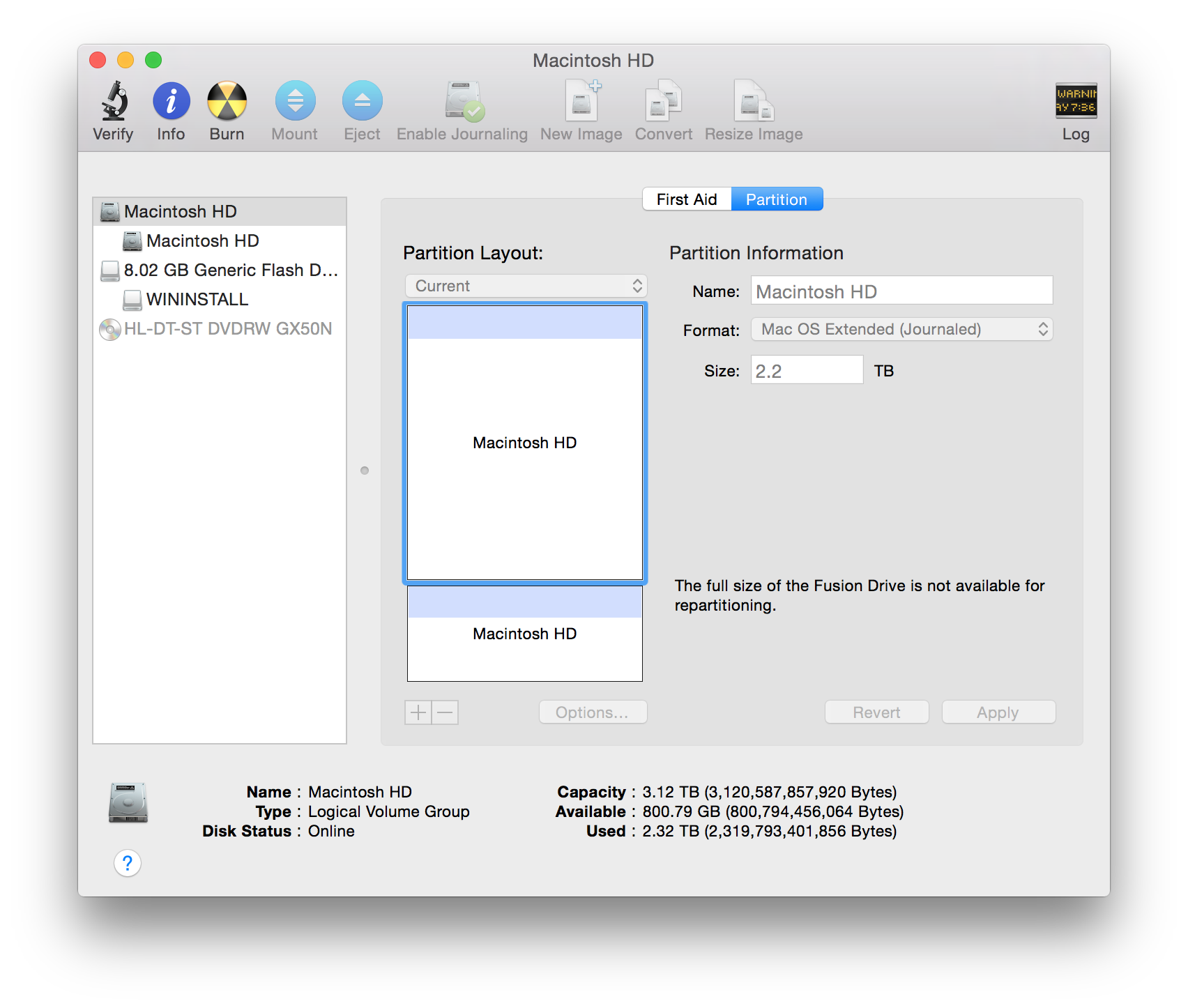 2 Macintosh HD Partitions After Failed Bo… Apple Community