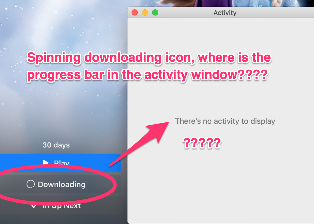 Apple mac TV app: Downloading, no pro… - Apple Community