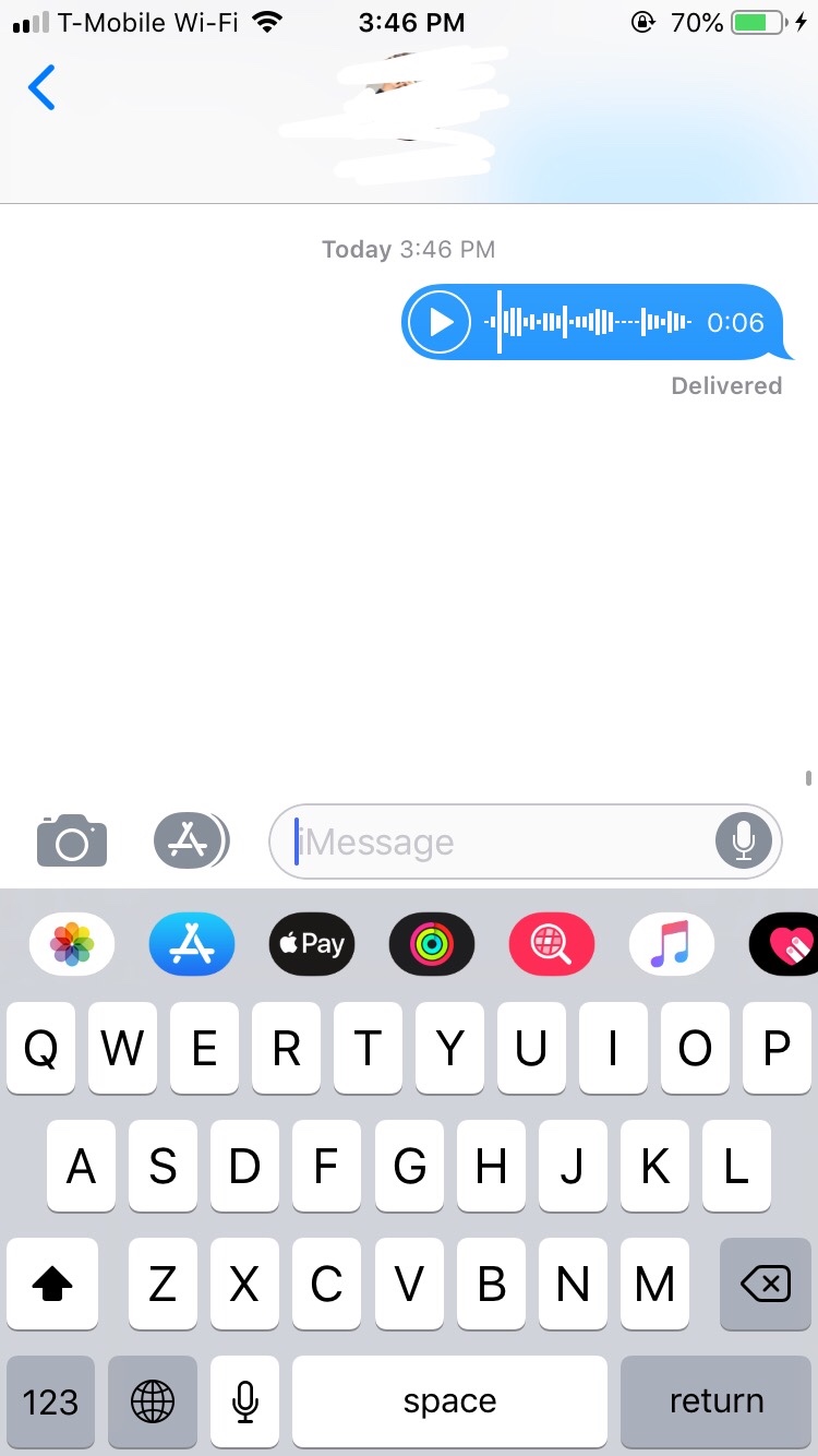 Voice messages not delivering on iMessage - Apple Community