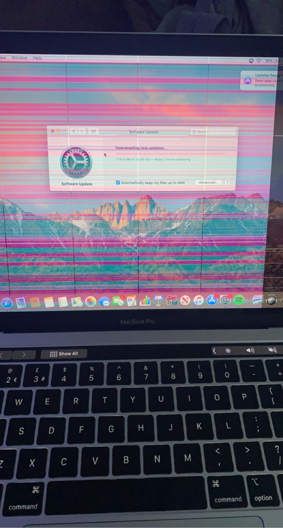 Macbook blurry lines Apple Community