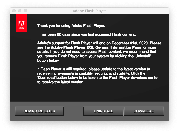 Official adobe flash player download