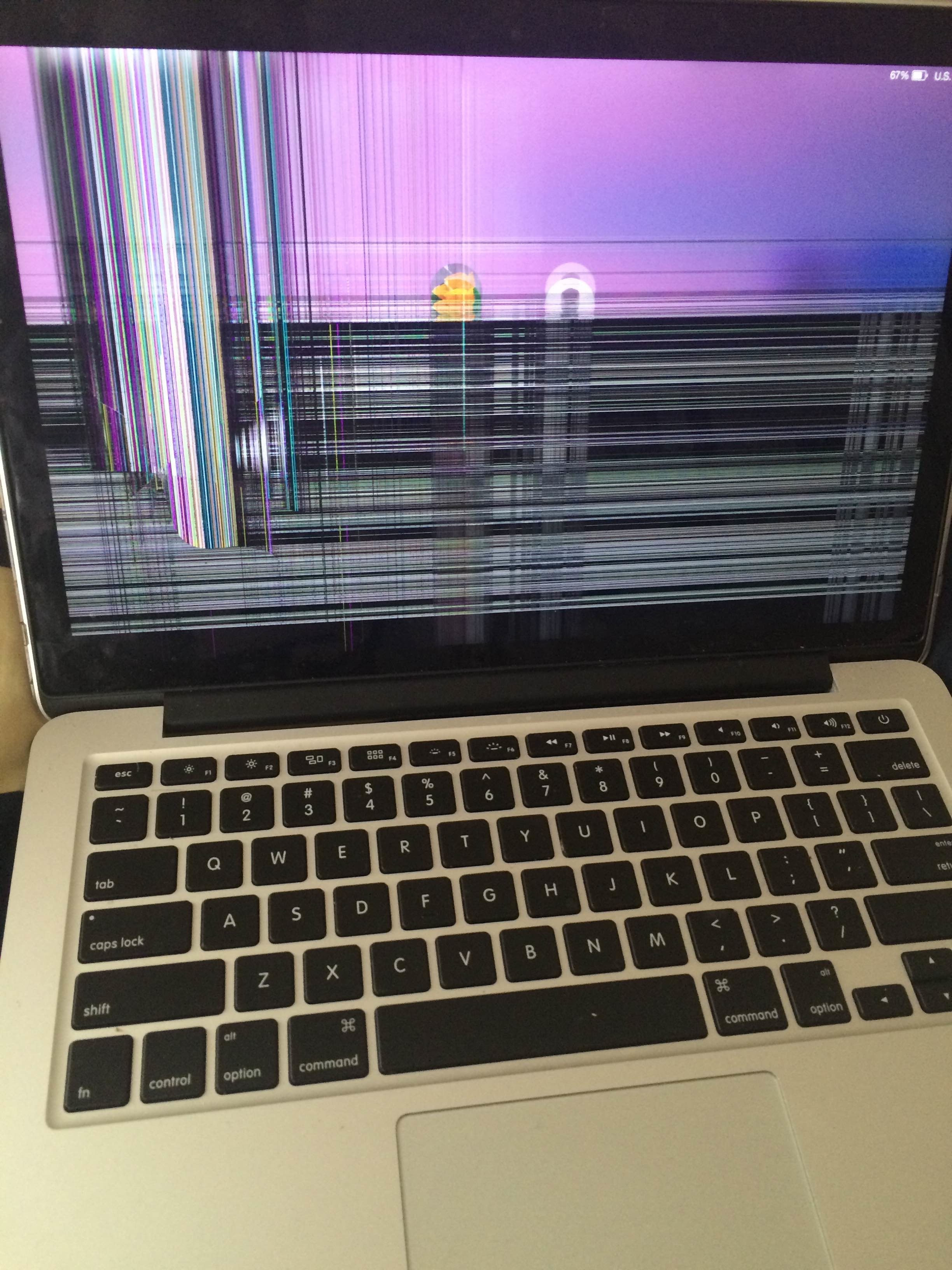 Screen Internal Display Broken On Mbp Apple Community
