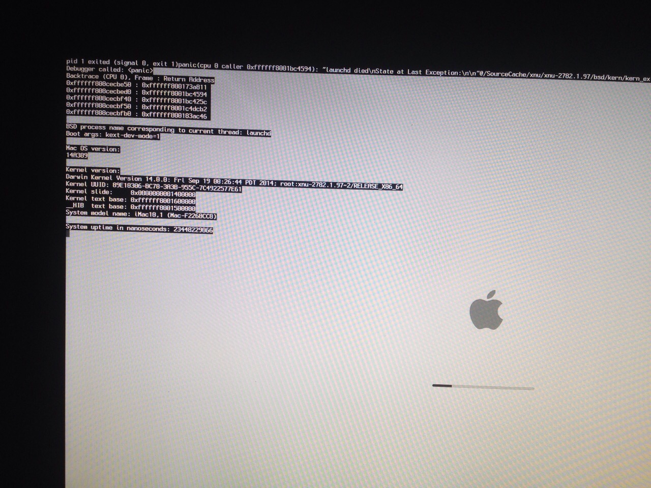 White Screen of Death With Codes Apple Community