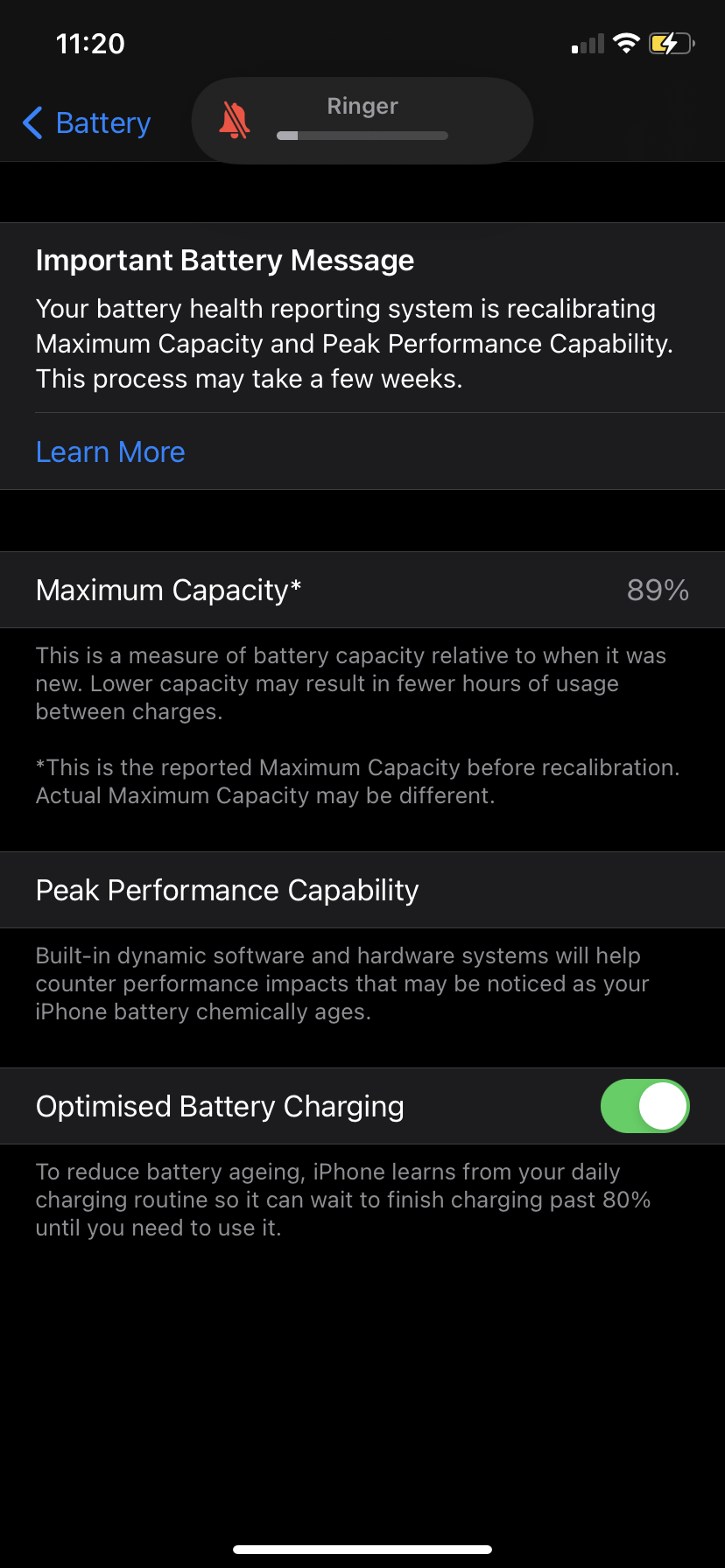 My iPhone battery health is 89% - Apple Community