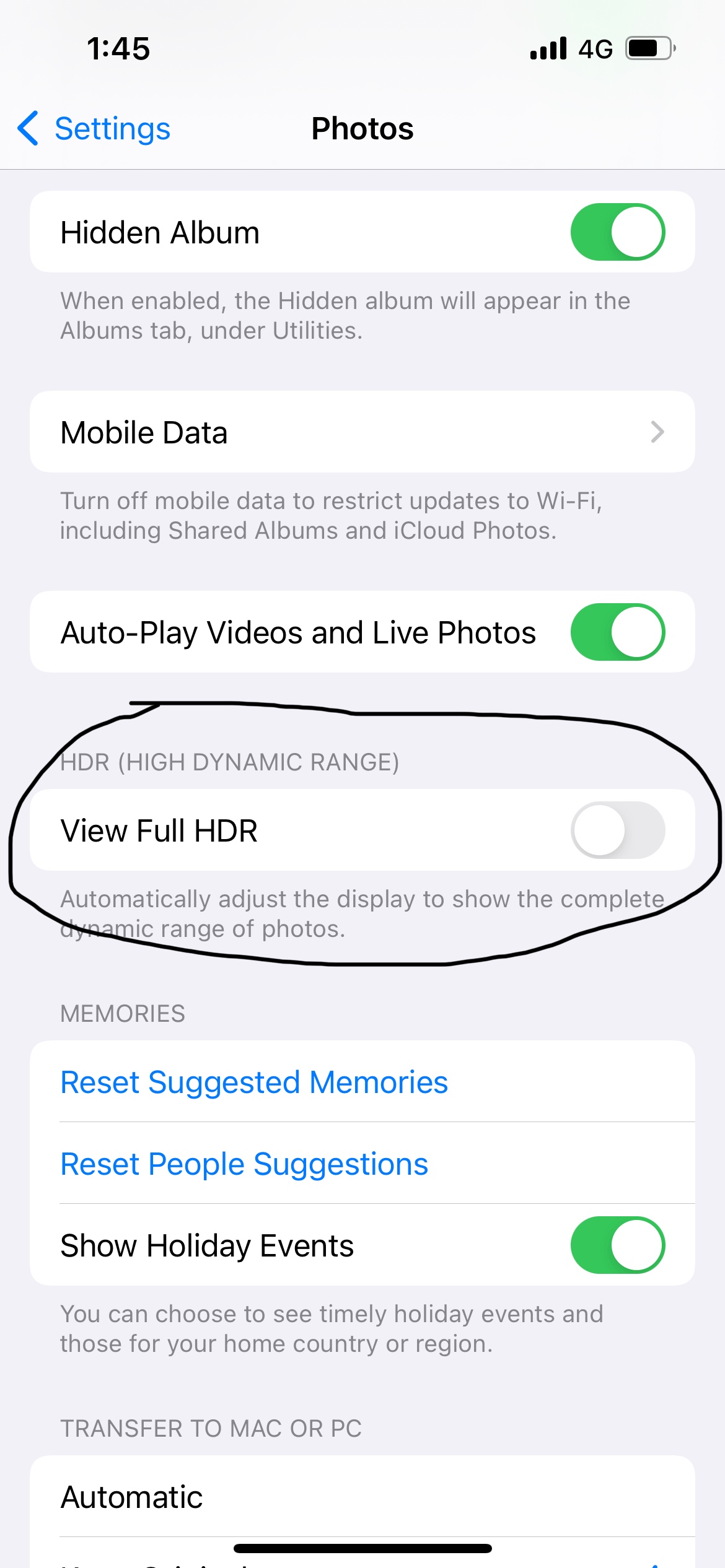 Turn off Auto-Enhance / edit on iPhone - Apple Community