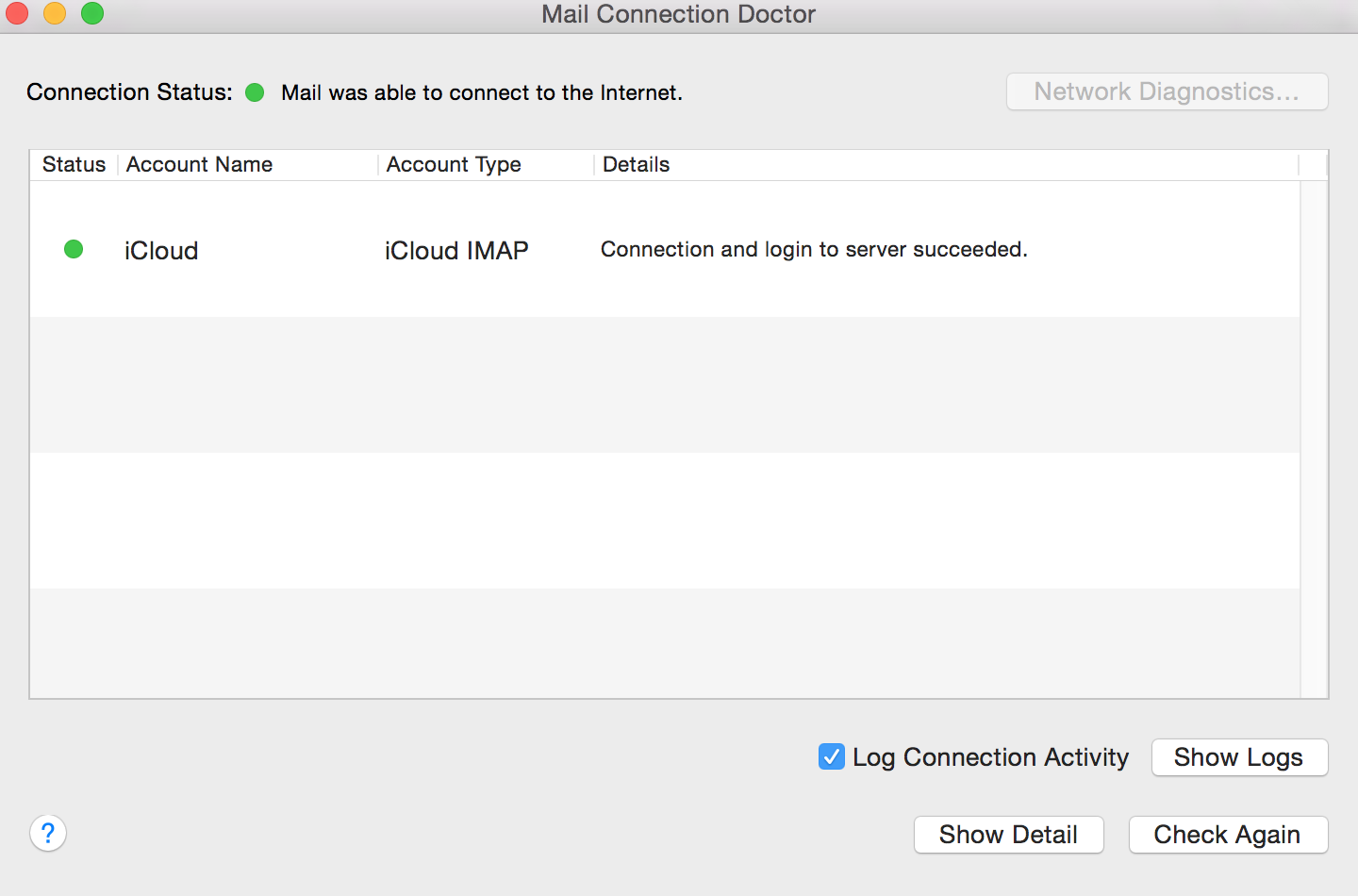 what does connection logging enabled mean… Apple Community