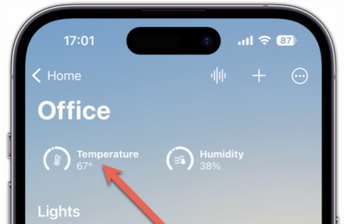 First look at HomePod Mini temperature and humidity sensors in HomeKit in  iOS 16.3 