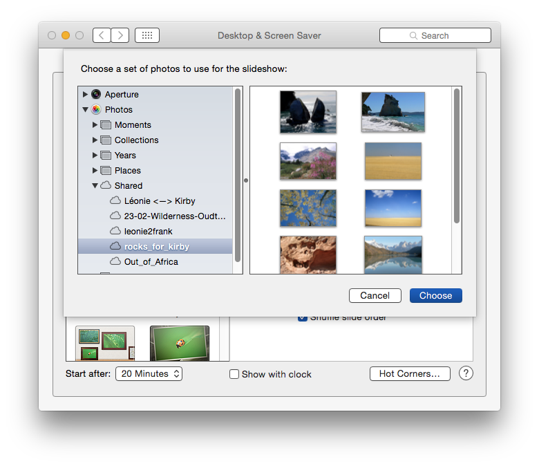 Iphoto Library Screensaver Mac