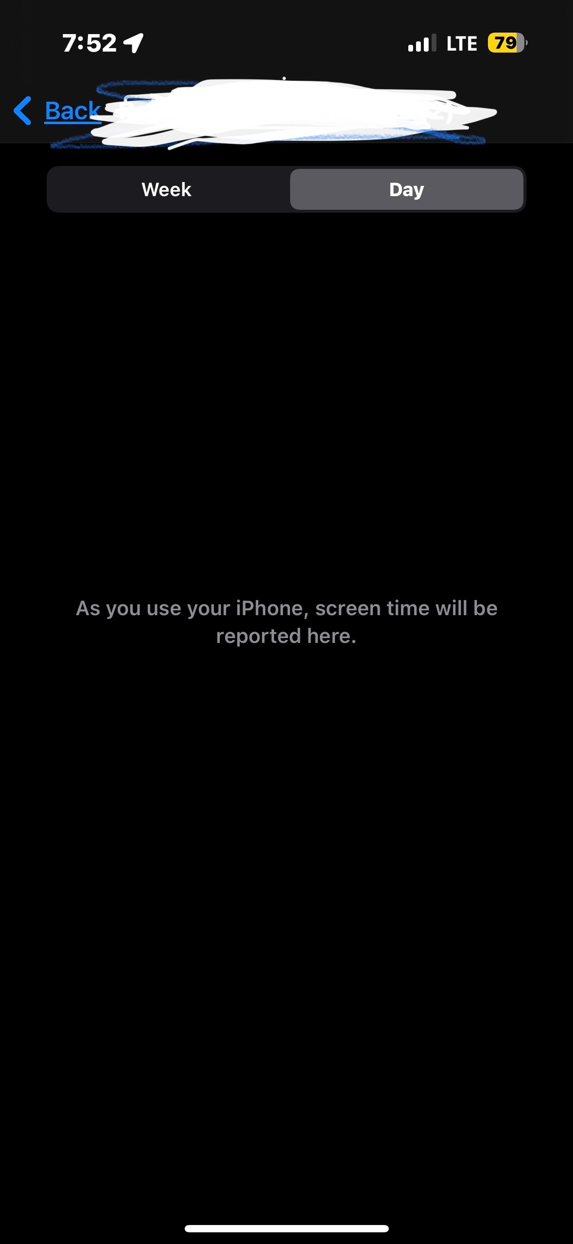 apple iphone screen time out