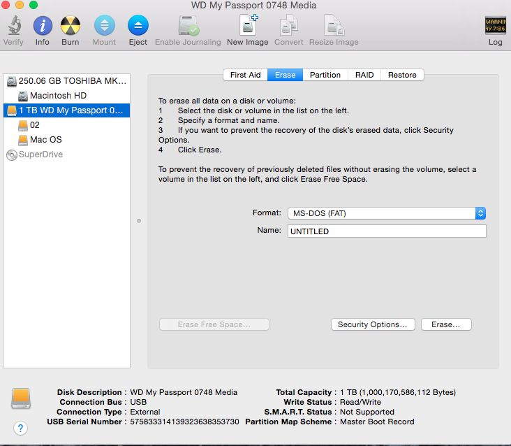 Partition Wd Passport For Mac Yosemite radnew