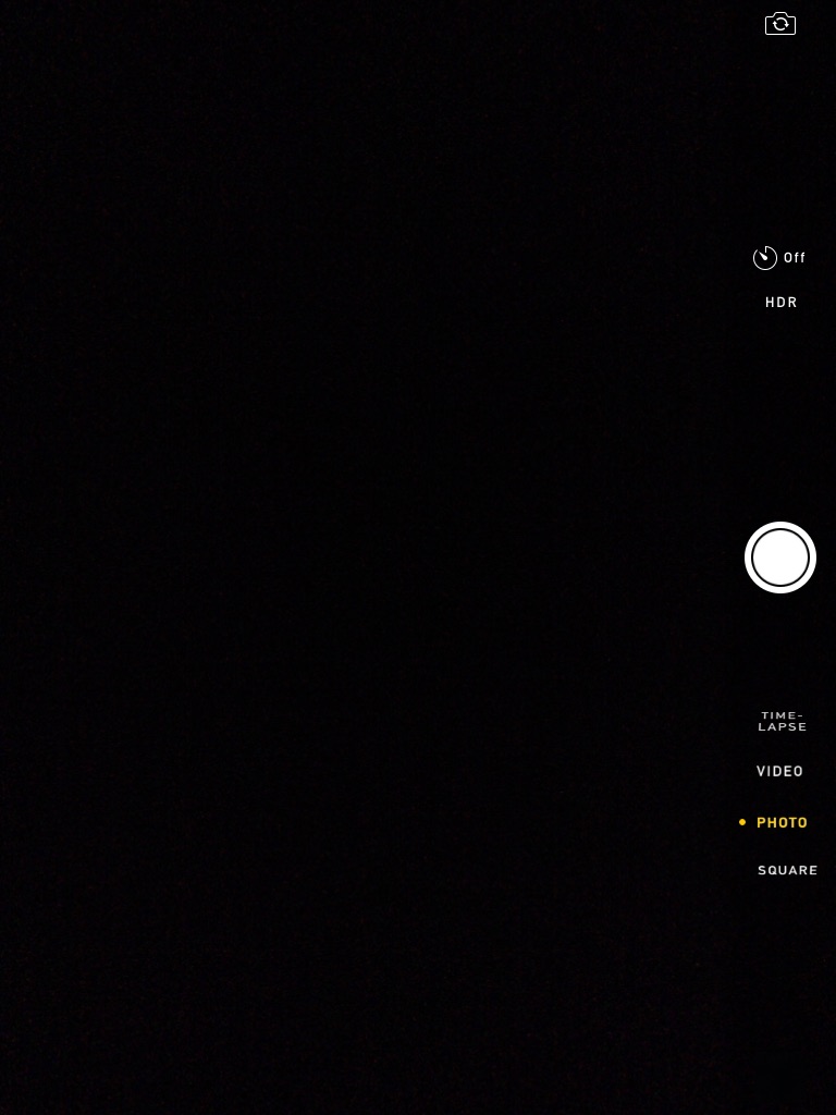 The camera button on my iPad mini moved t… Apple Community
