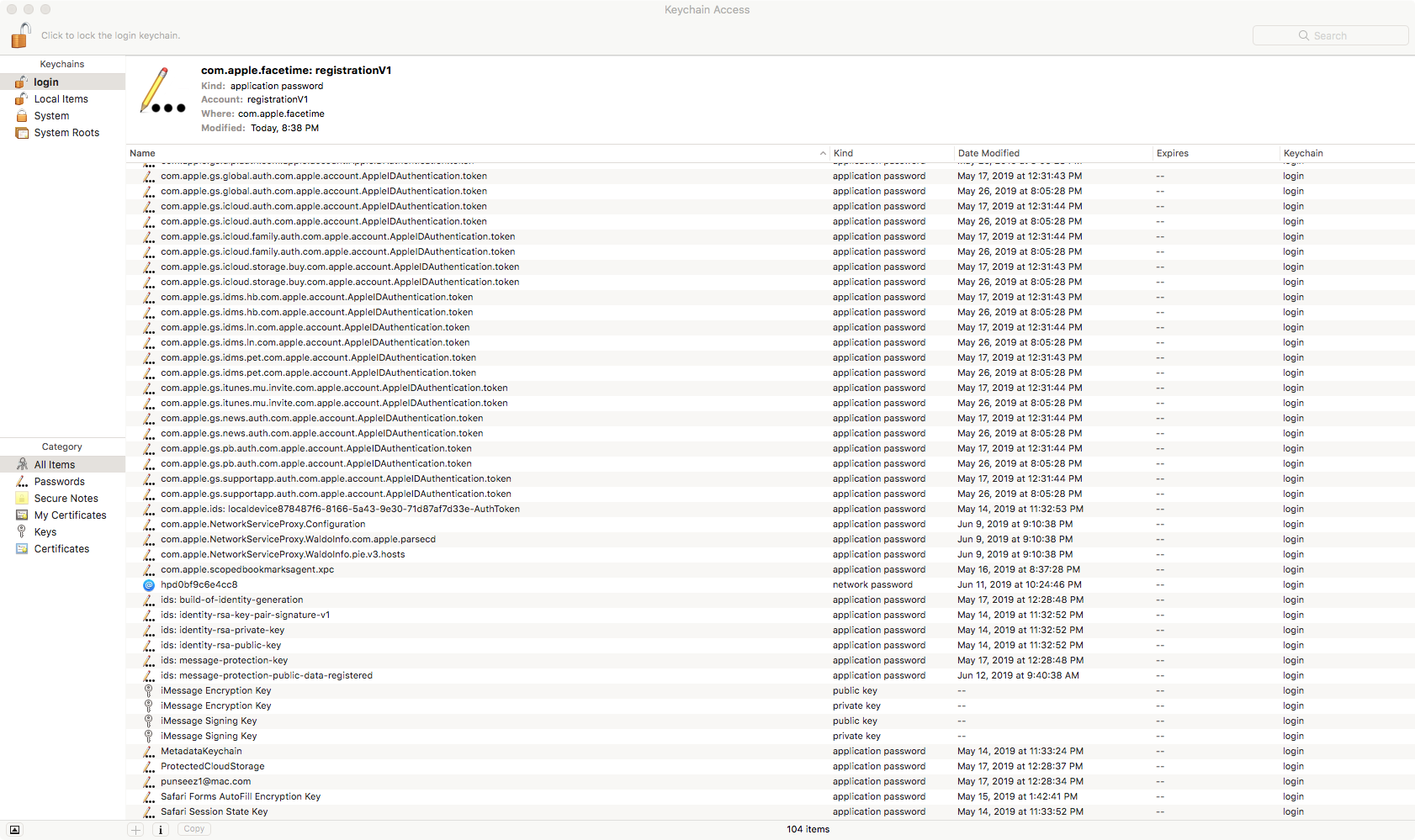 Keychain Access security concerns Apple Community