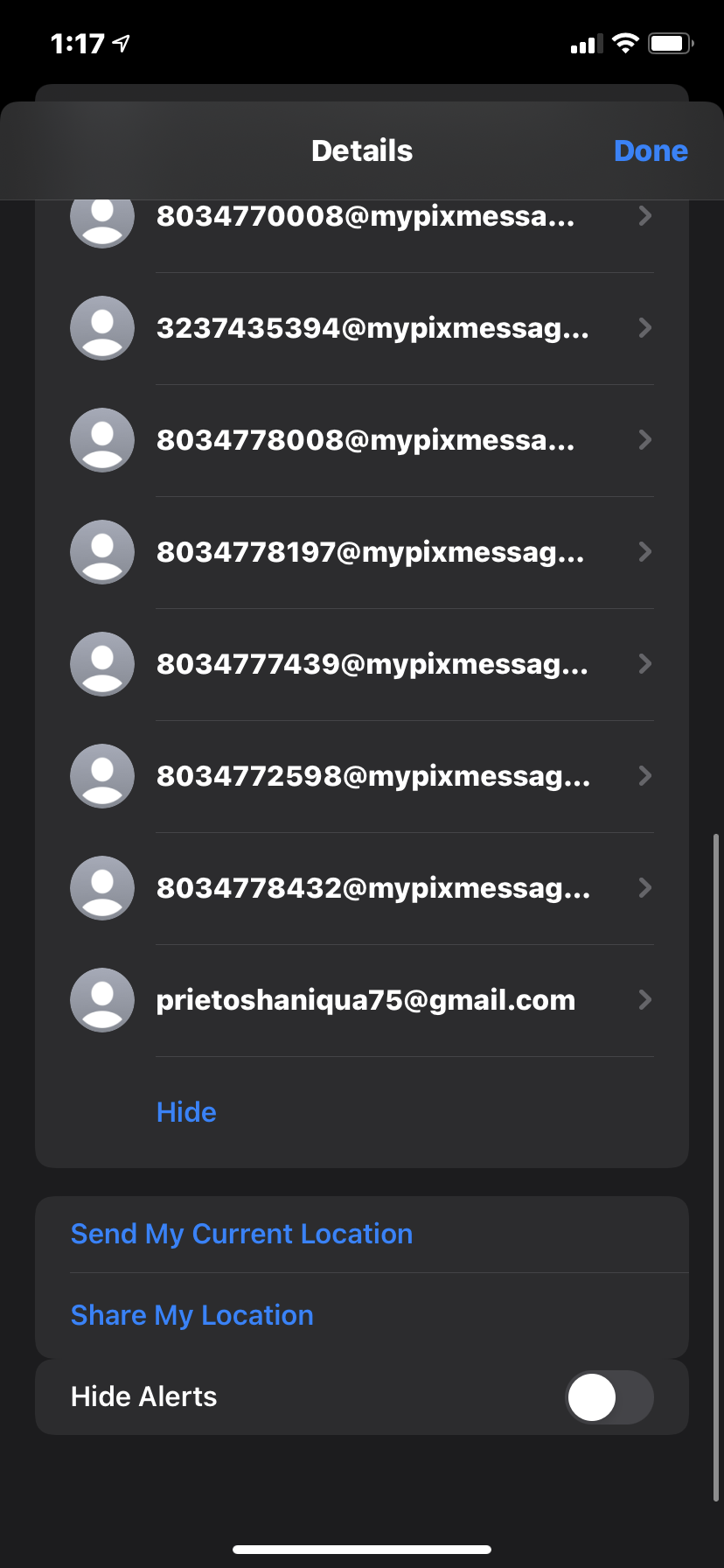 Okay there is a group chat some one put m… Apple Community