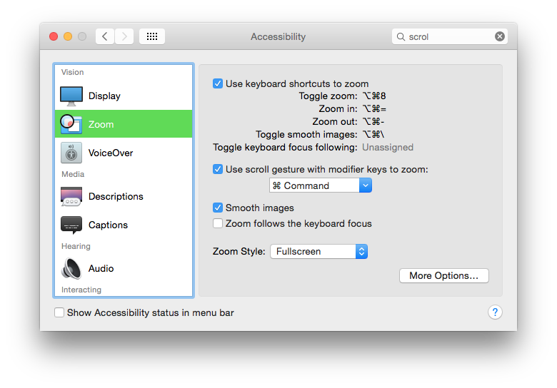 Macbook Pro How do you enable auto scro… Apple Community