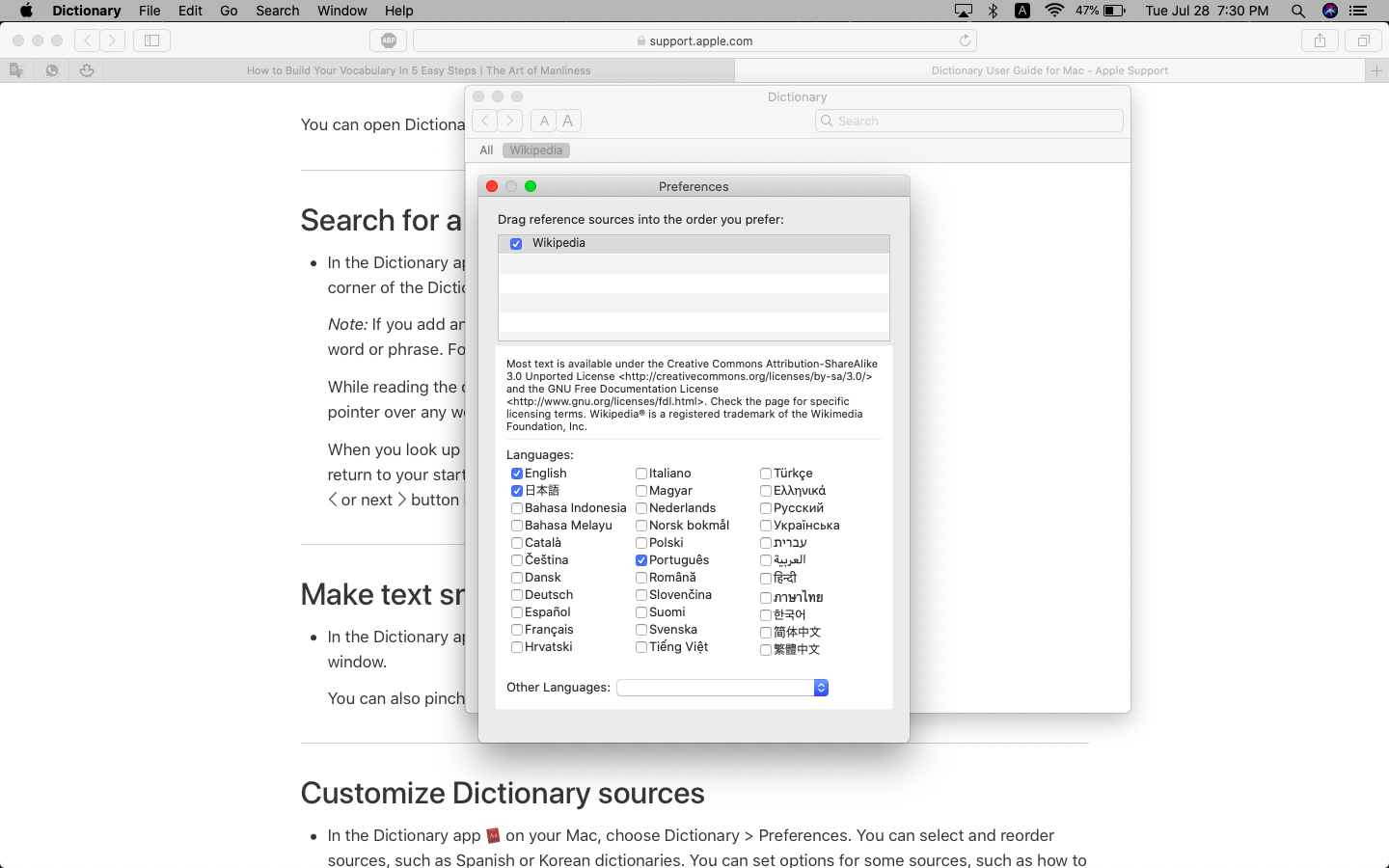 Dictionary User Guide for Mac - Apple Support