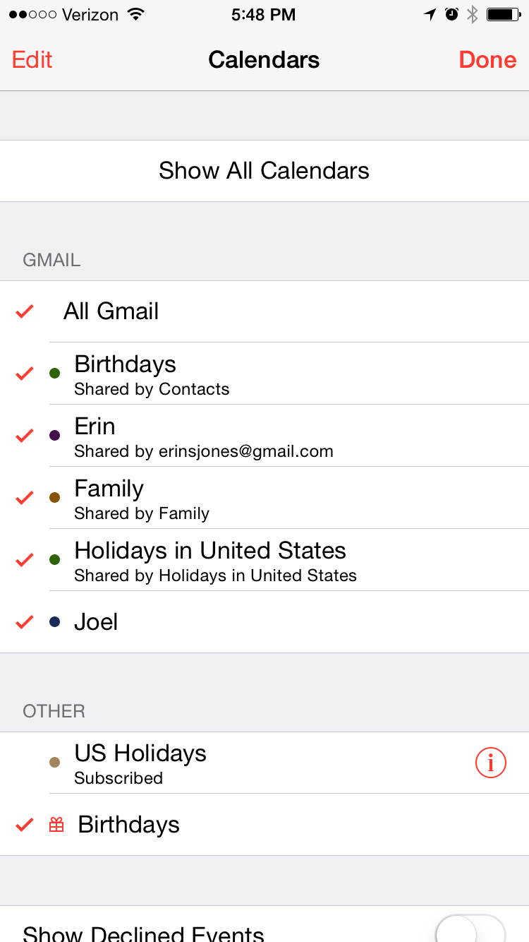 Can't Find My Calendar App 