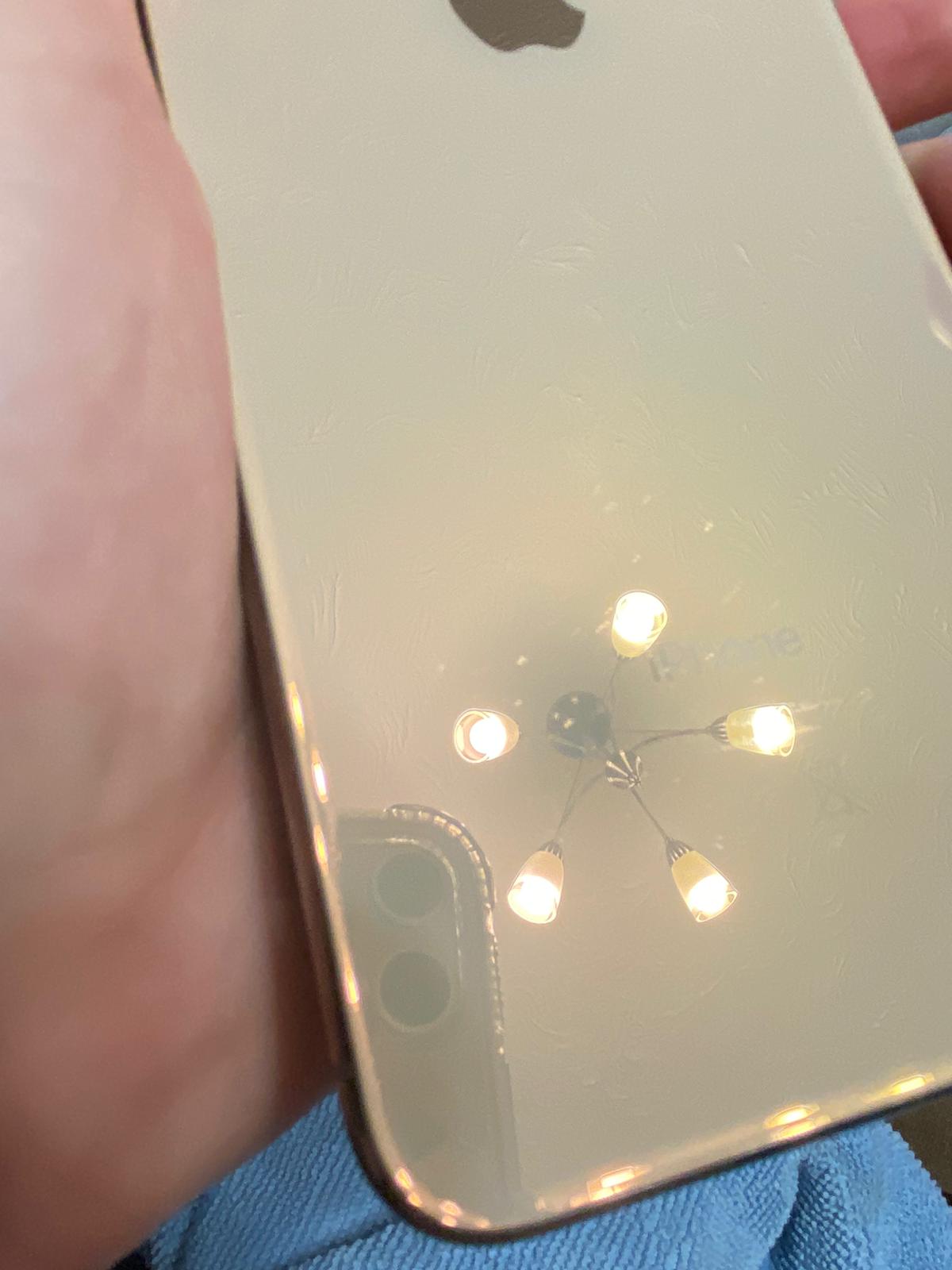 Marks on the back glass IPhone XS Max Apple Community