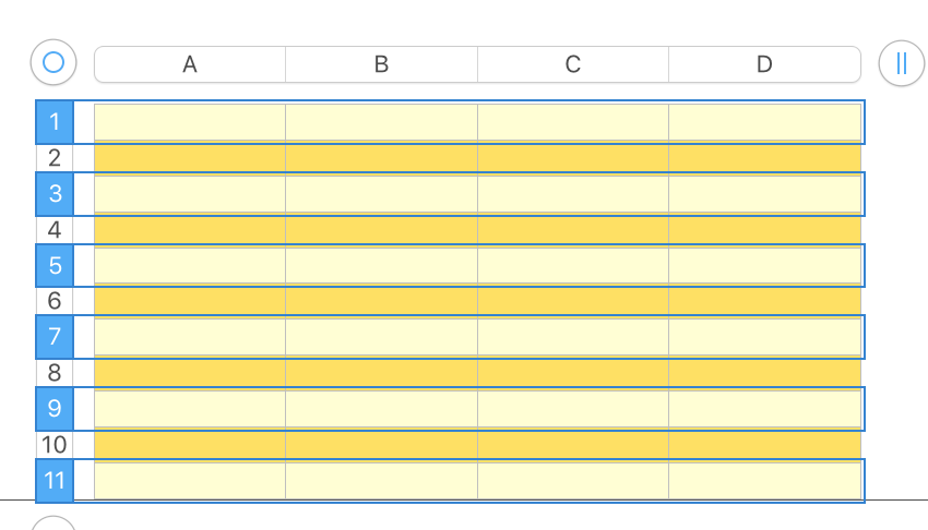 Can t get Alternating Row Color to work i Apple Community