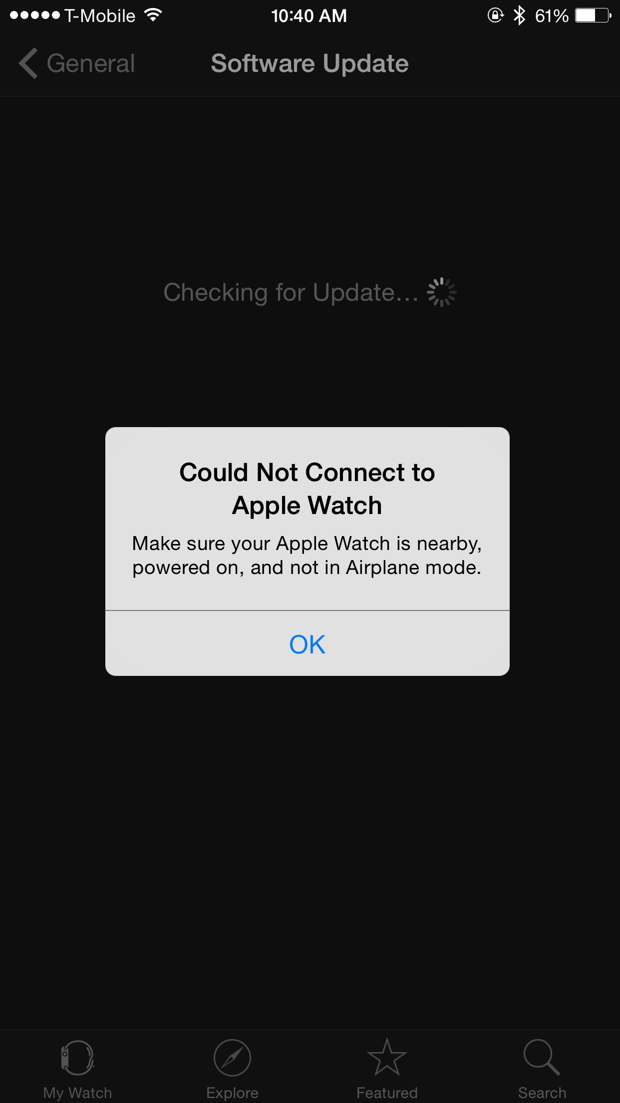 Apple watch discount on airplane mode