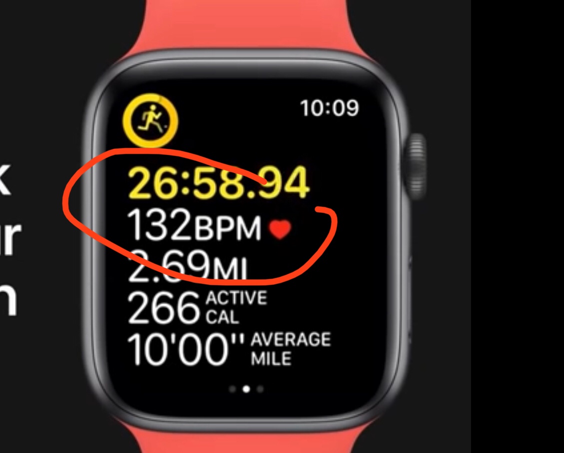 Apple watch workout discount screen