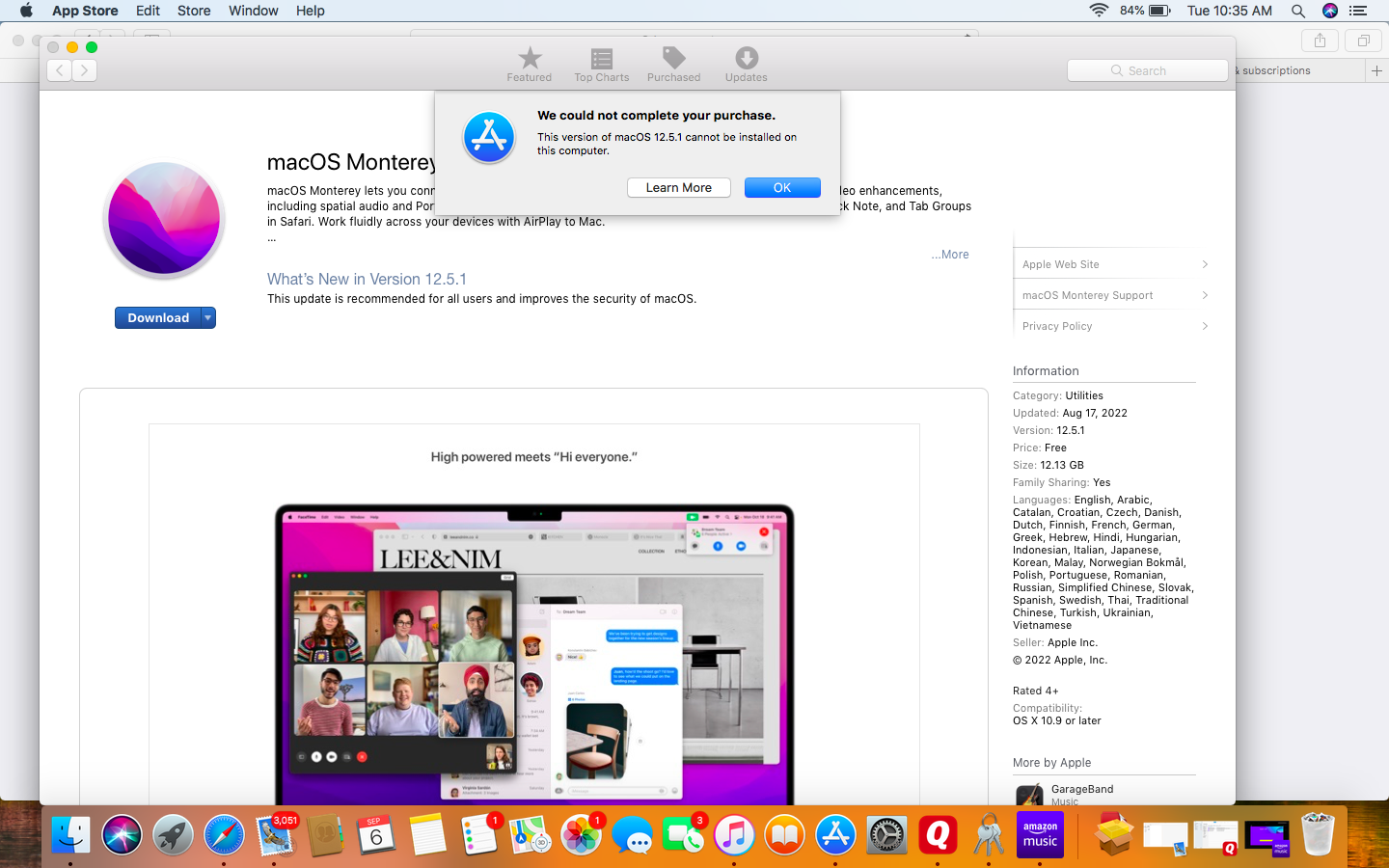My MacBook Air won't let me update my mac… Apple Community