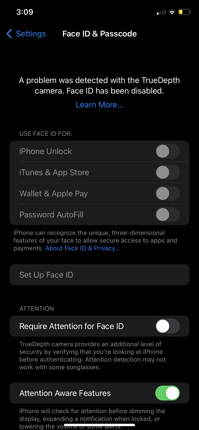 Face ID and TrueDepth camera. Apple Community