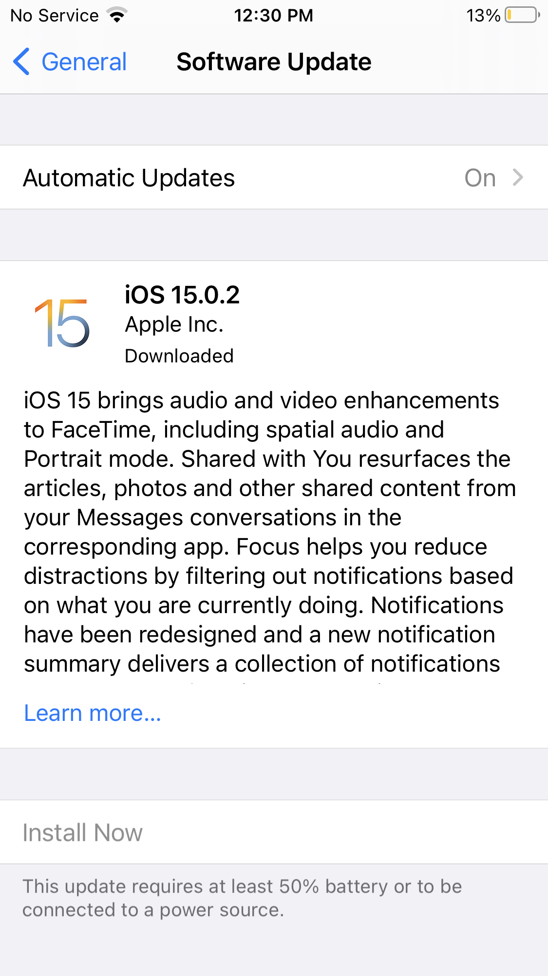 My IOS 15 Update Is Not Installed Please … - Apple Community