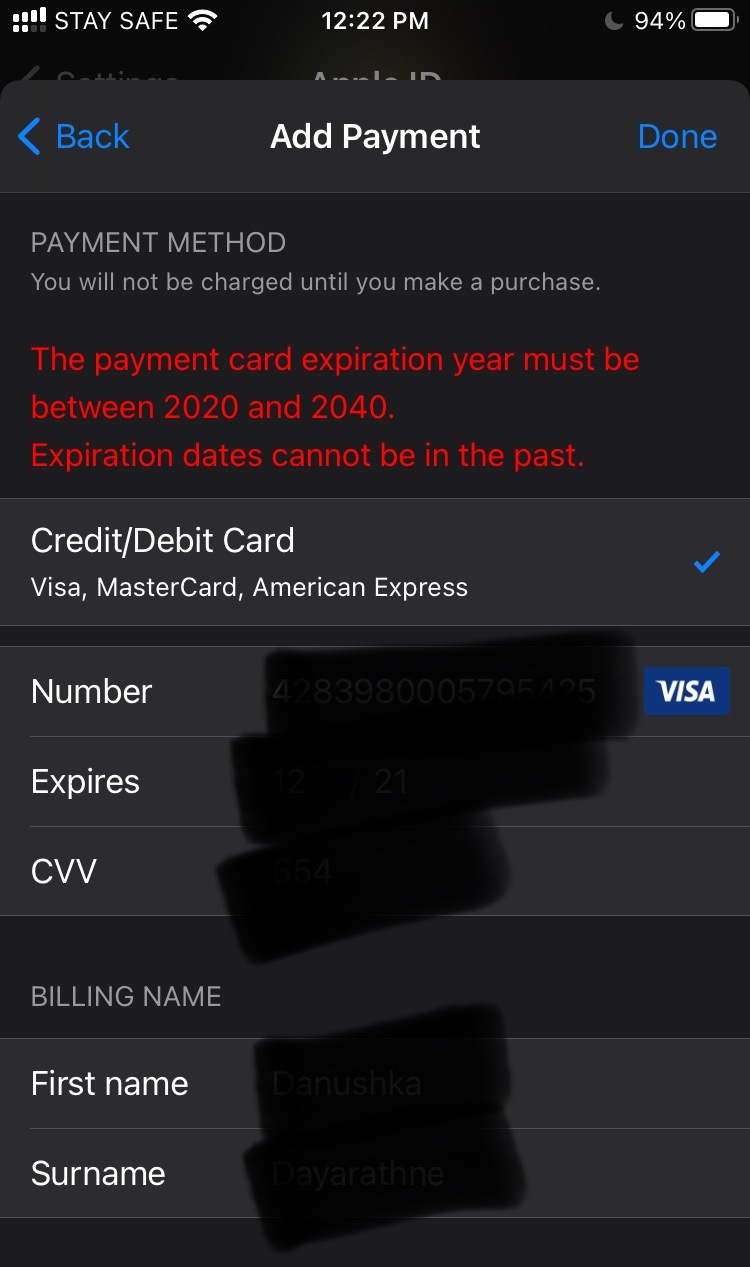 I can make online payments with my card, … Apple Community
