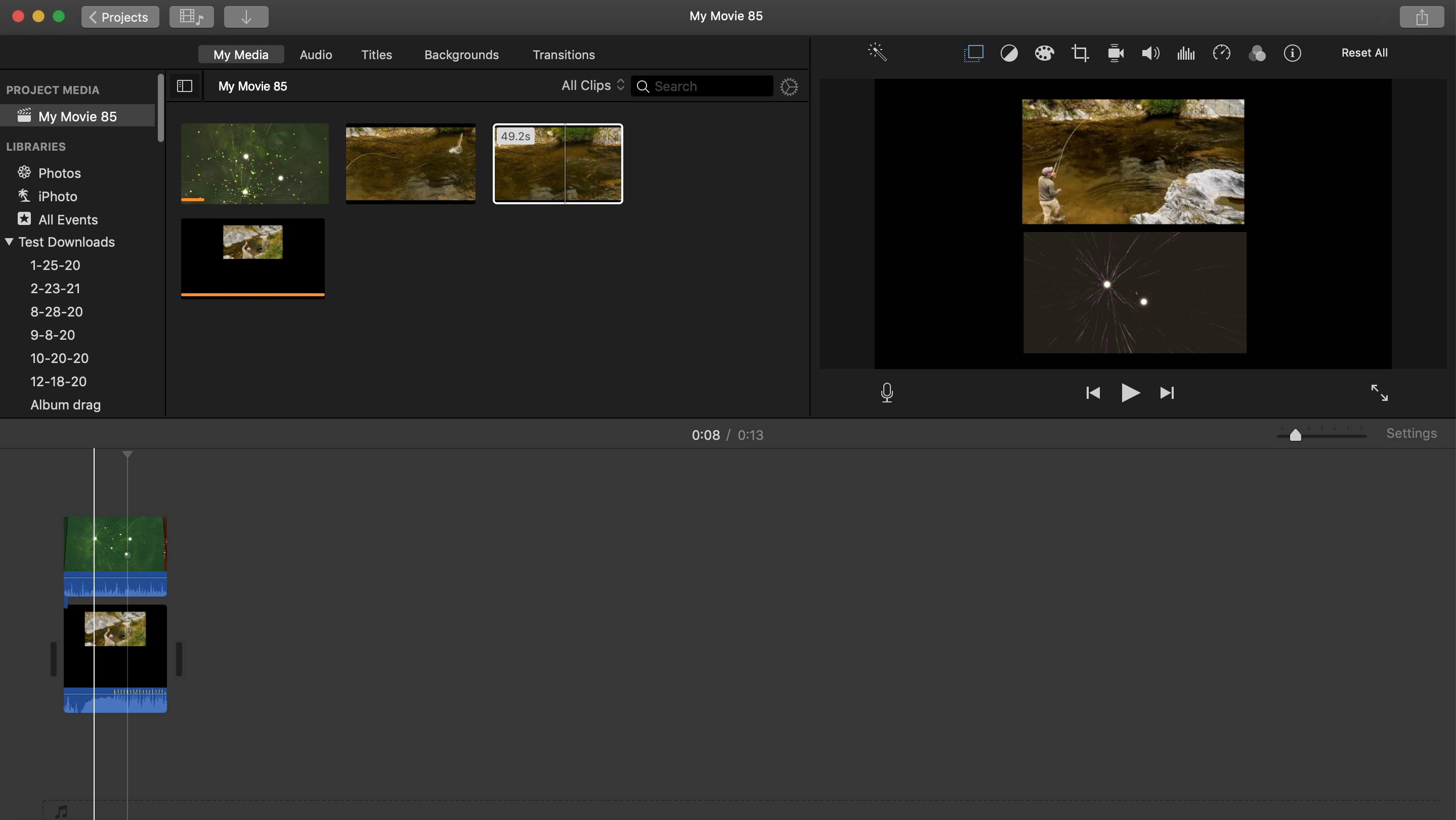 Trim and arrange videos and photos in iMovie - Apple Support