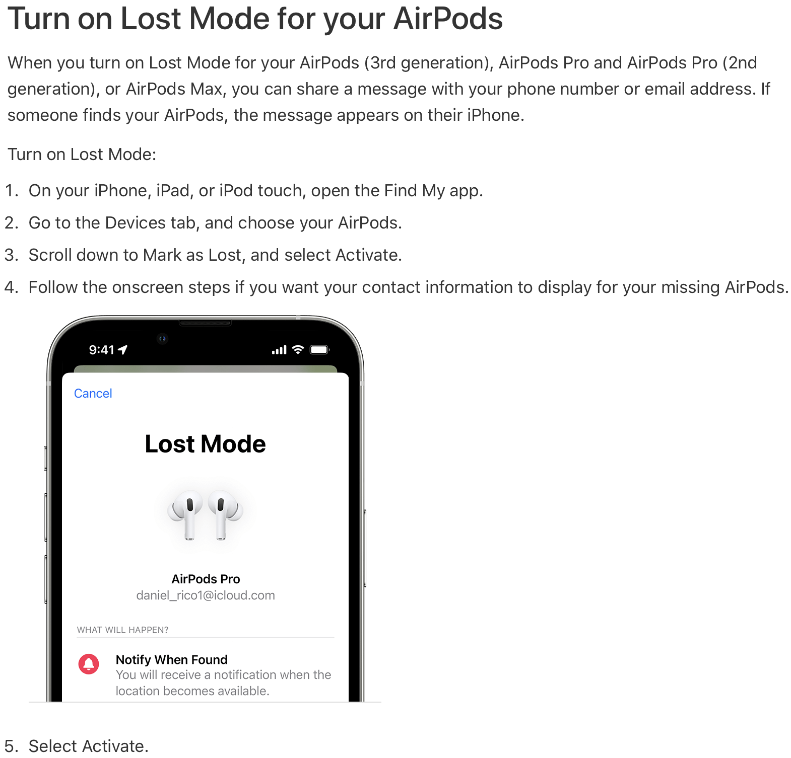Find the serial number of your AirPods - Apple Support (IN)