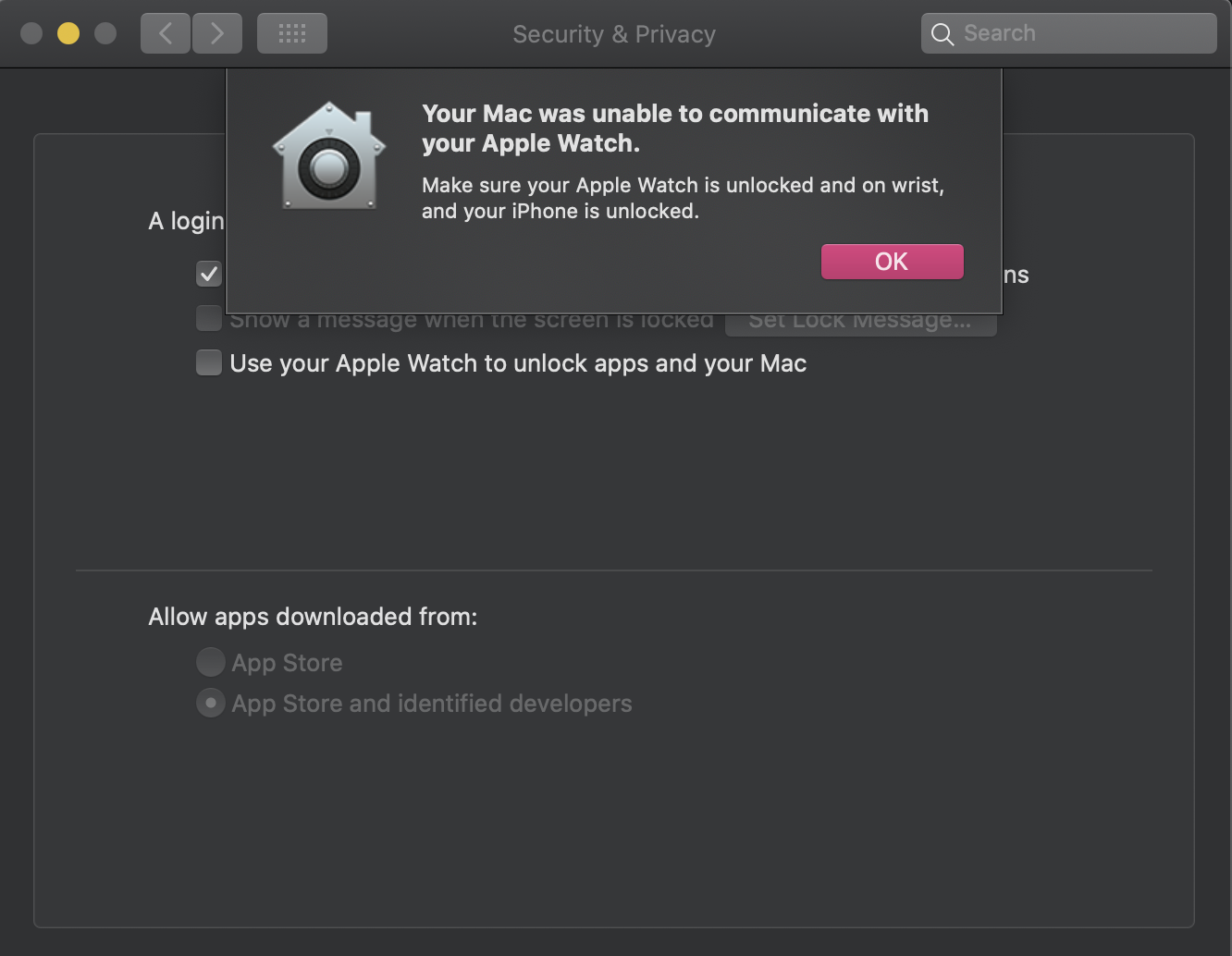Apple watch stopped unlocking macbook pro vtelek