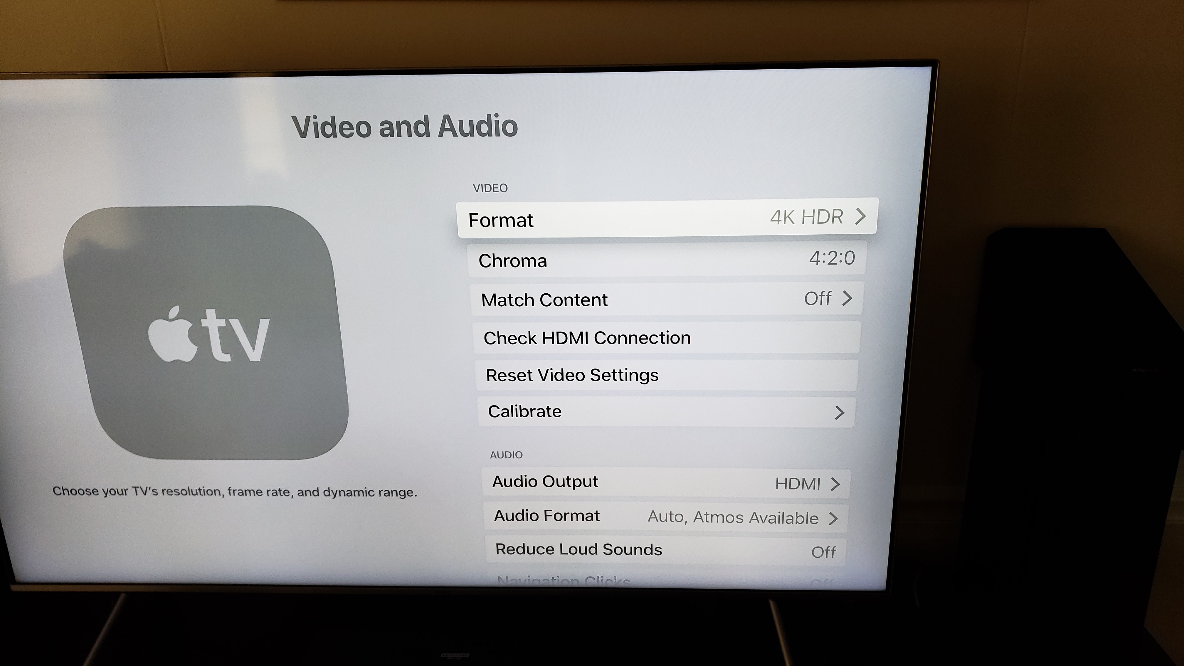 Tilsætningsstof Postimpressionisme forlænge My Apple Tv 4K not providing the Dolby At… - Apple Community