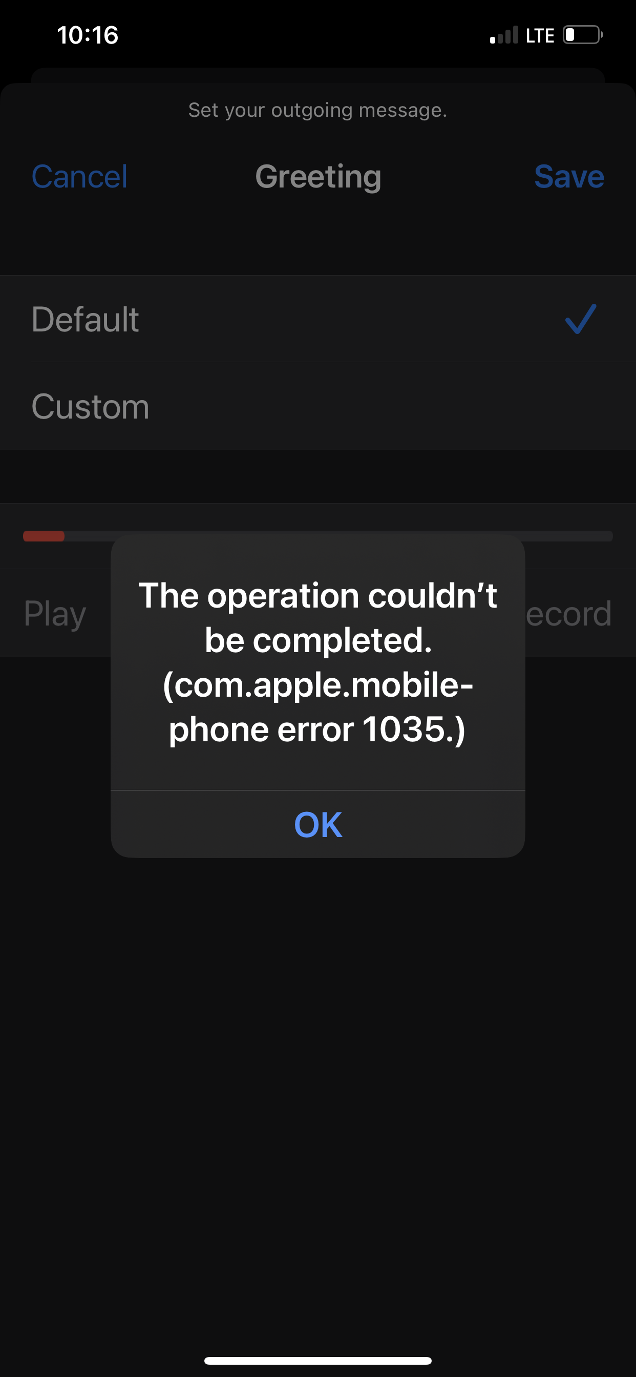 Com Apple mobile phone Error 1035 Apple Community