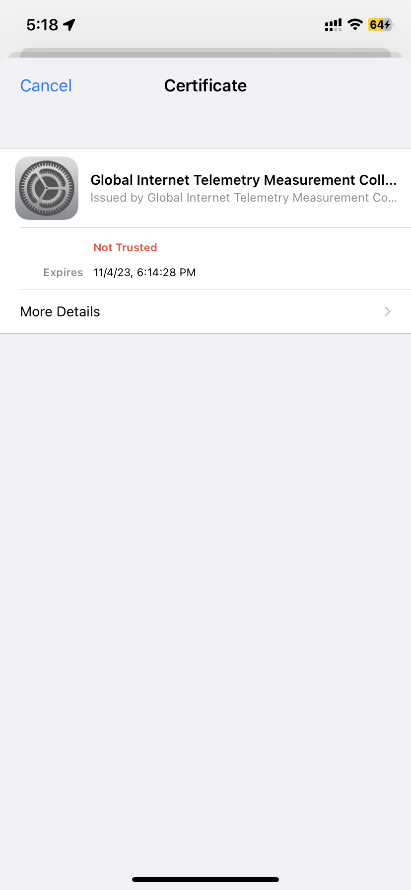 iPad message "Cannot verify server identi… Apple Community