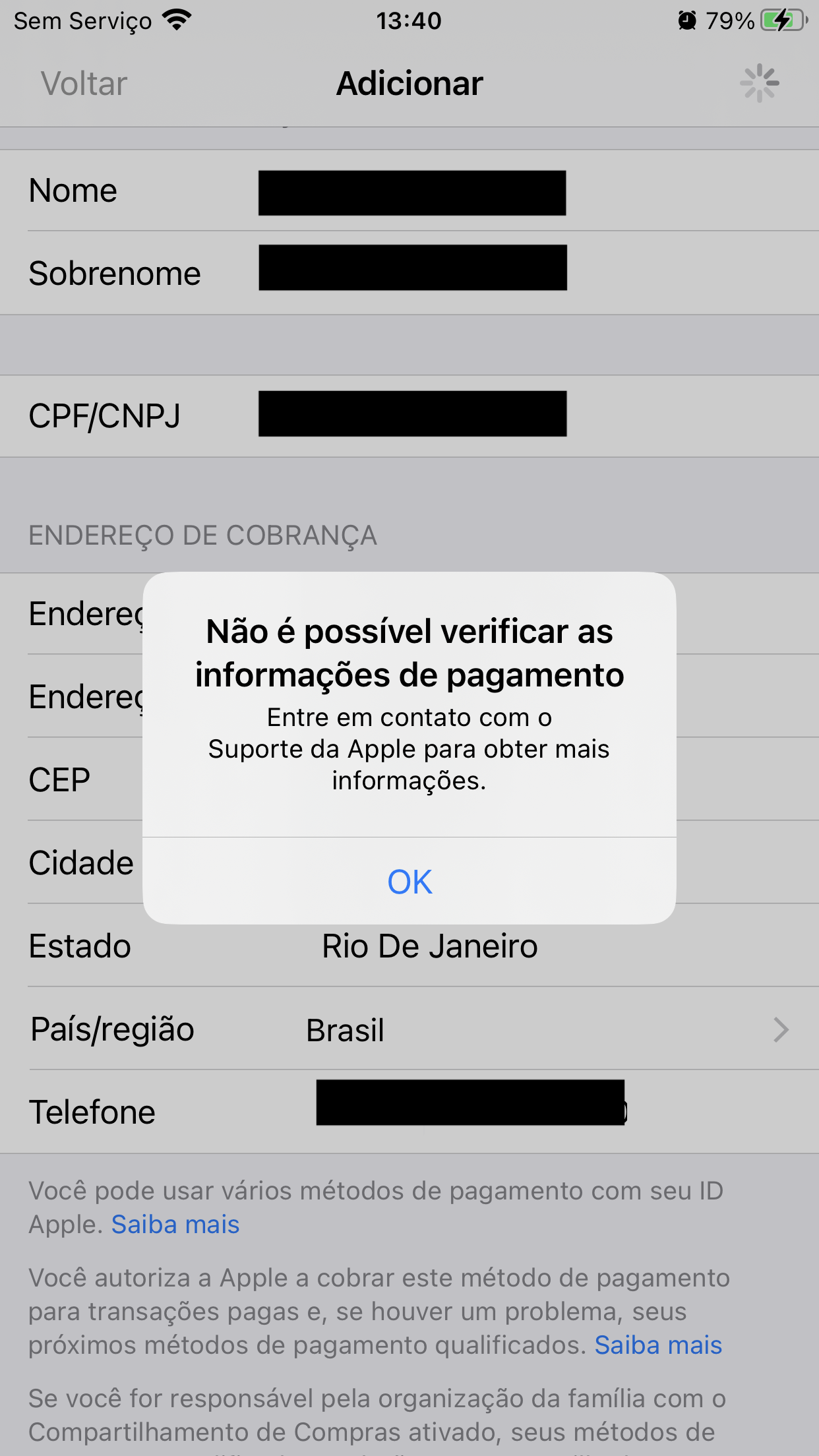 Apple Id Não Consigo Cadastrar Meu Comunidade Da Apple 3617