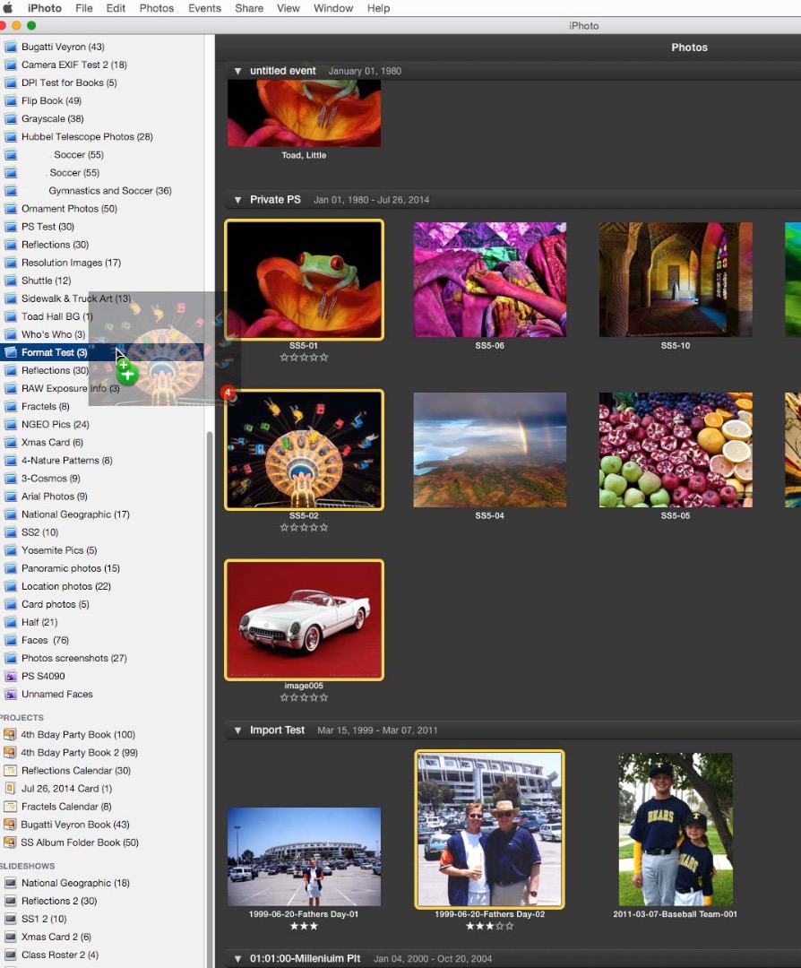 IPhoto How Do I Select And Move Multiple Apple Community