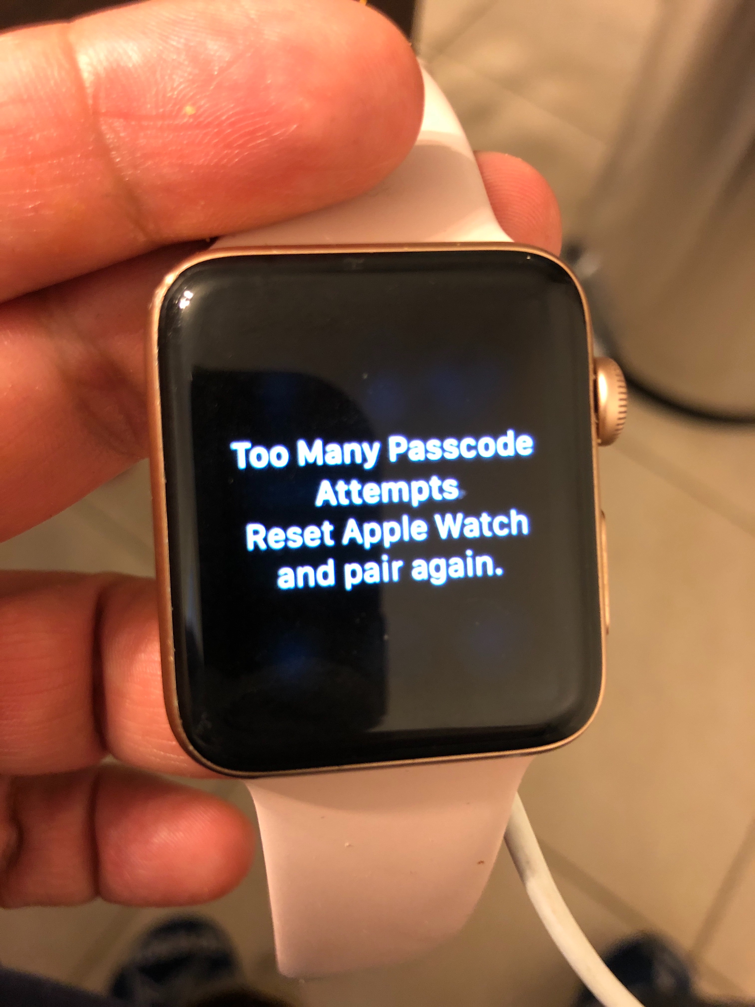 My i watch series 17 is locked and says to - Apple Community