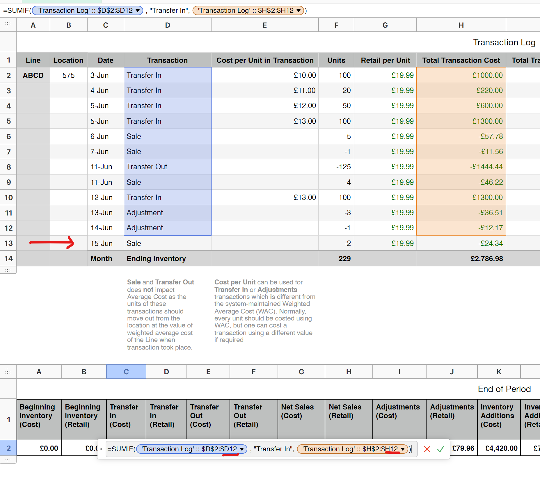 Formula in a summary table does not inclu Apple Community