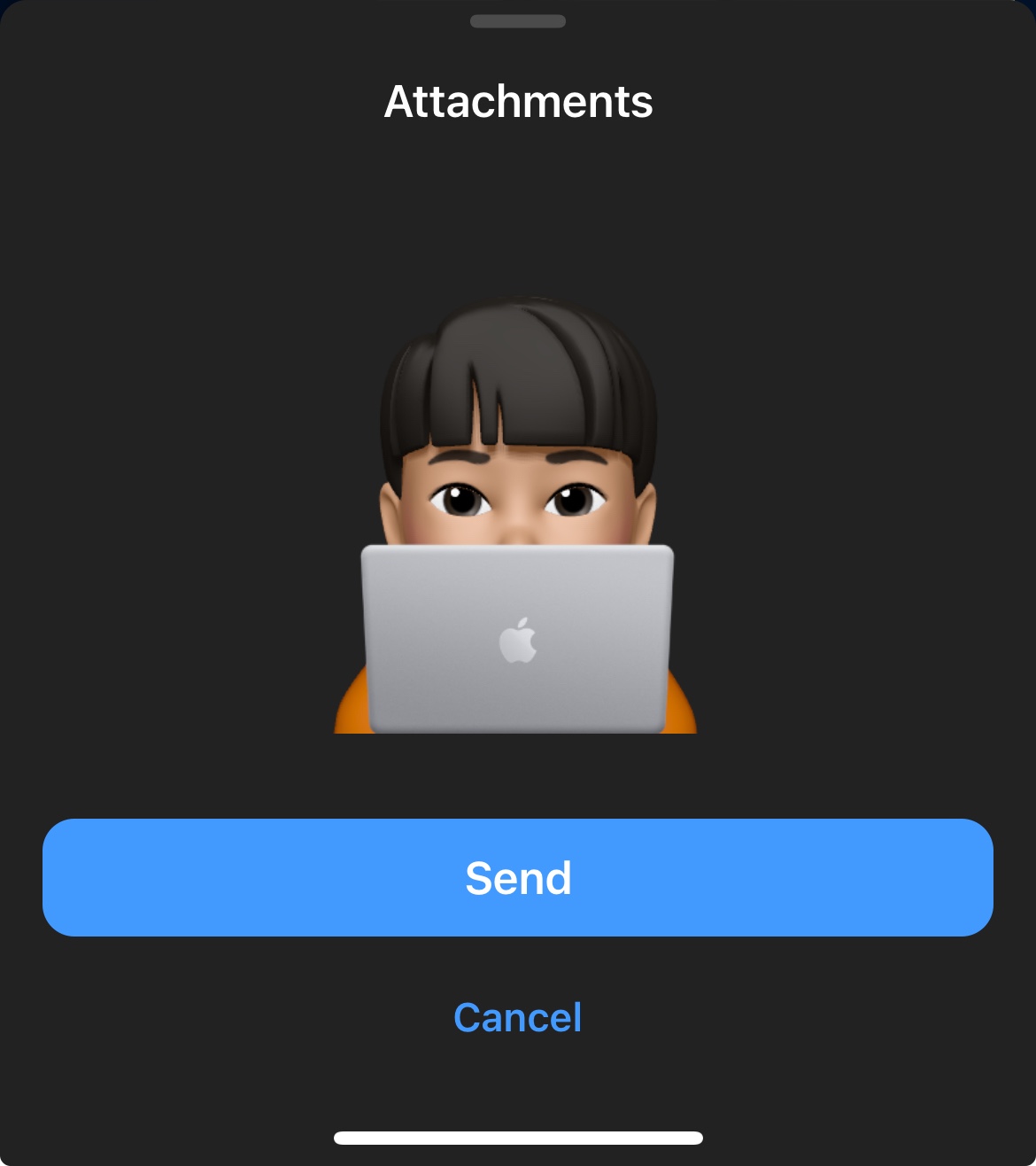 Memoji has white background if sent on FB… Apple Community