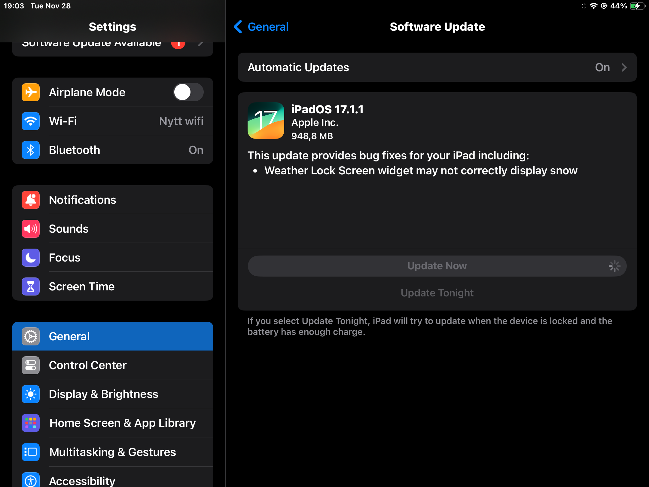 My iPad 8 won't update even while i have … Apple Community