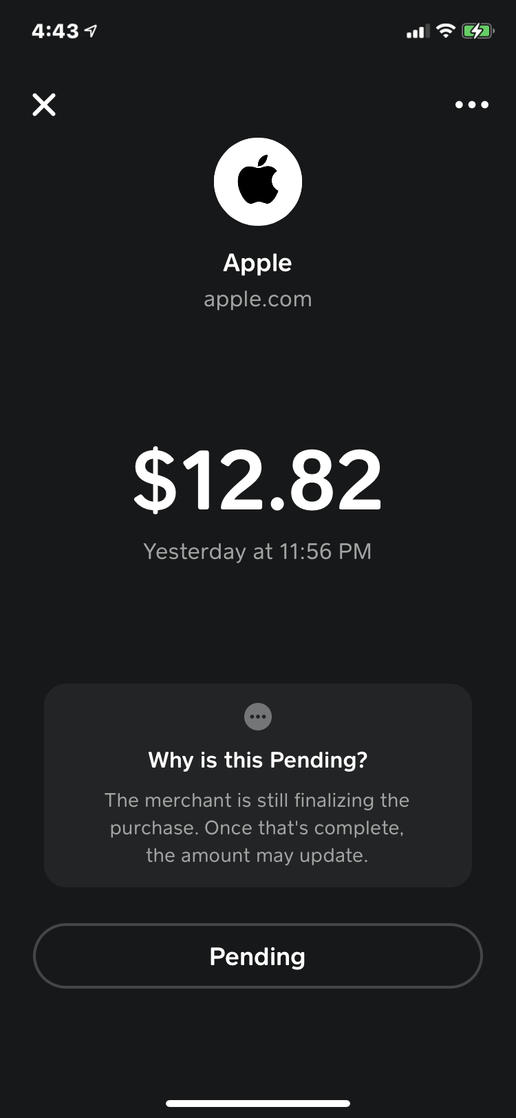 False charge Apple Community