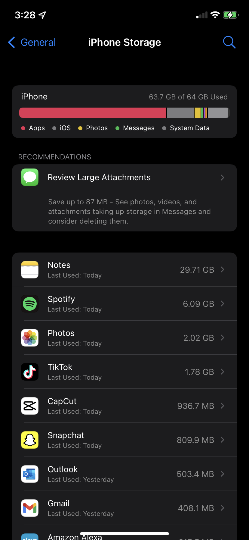 Notes App Taking Up Too Much Space Apple Community