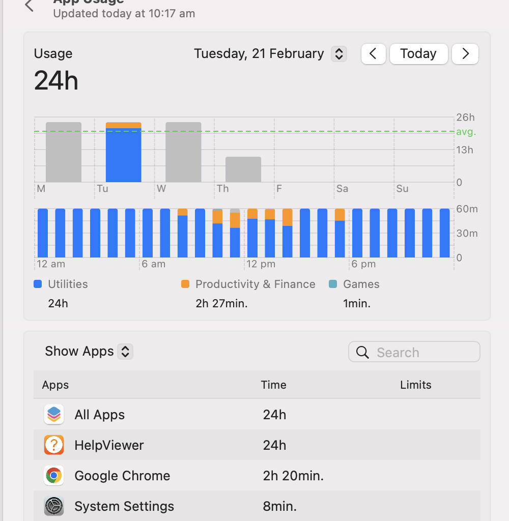 Macbook Air screen time Apple Community