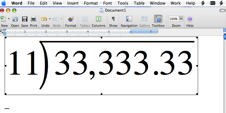 Is It Possible To Create A Long Division Apple Community