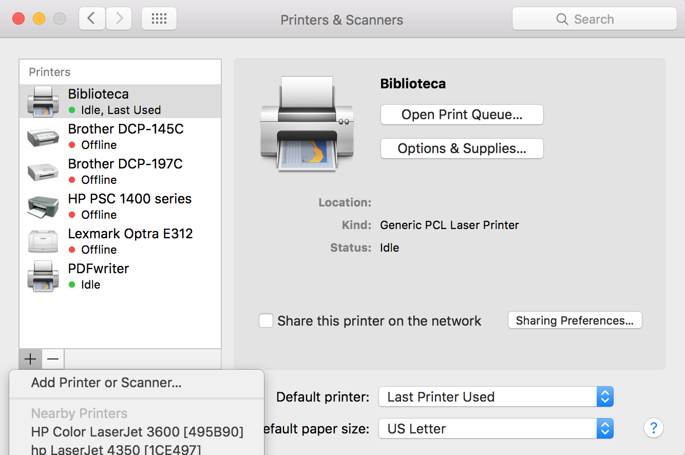 Why did my printers disappear from my Mac… Apple Community