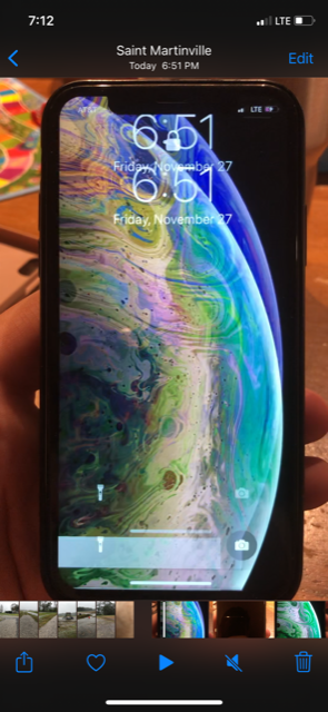 buffering iphone screen