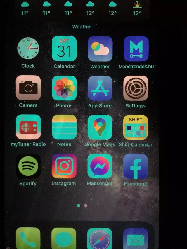 Iphone 12 Pro Cyan Blue Screen Issue Apple Community